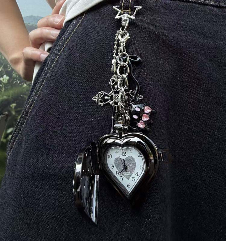 Fashion Decor Ornament Coquette Hollow Pocket Watch With Charms - image 21