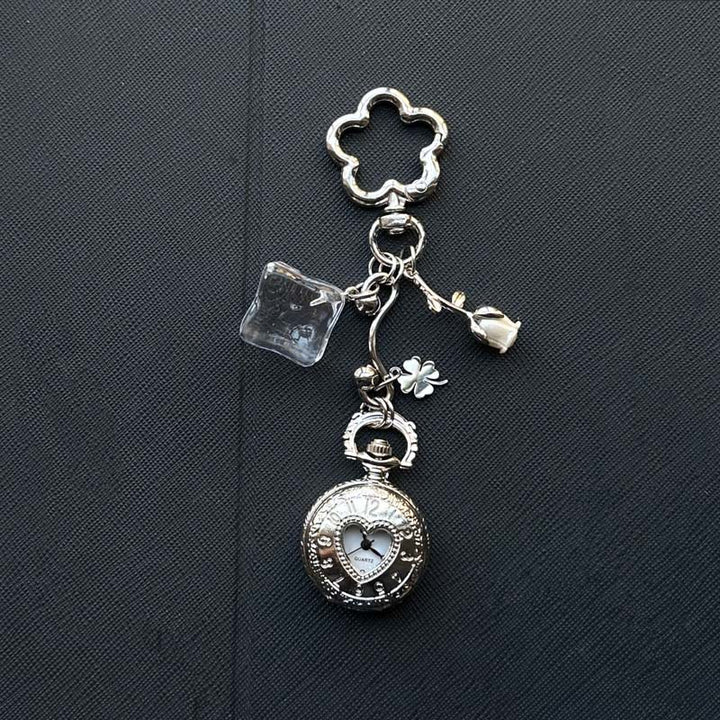 Fashion Decor Ornament Coquette Hollow Pocket Watch With Charms - Style #11 - image 10