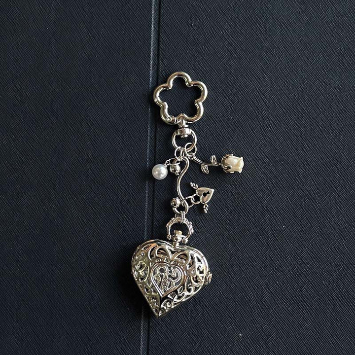 Fashion Decor Ornament Coquette Hollow Pocket Watch With Charms - Style #10 - image 9