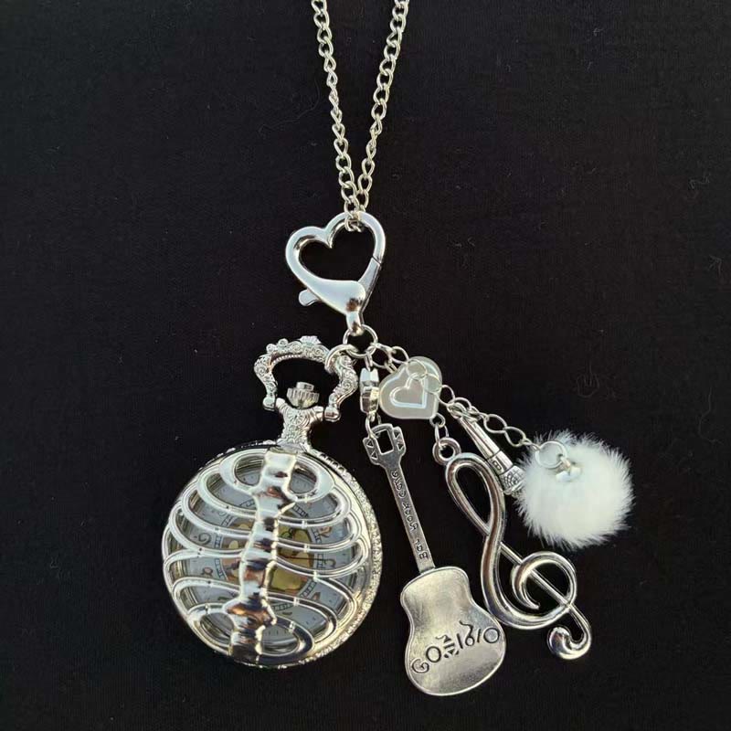 Fashion Decor Ornament Coquette Hollow Pocket Watch With Charms - Style #18 - image 17