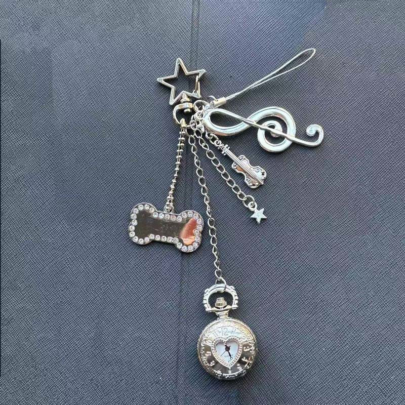 Fashion Decor Ornament Coquette Hollow Pocket Watch With Charms - Style #5 - image 4