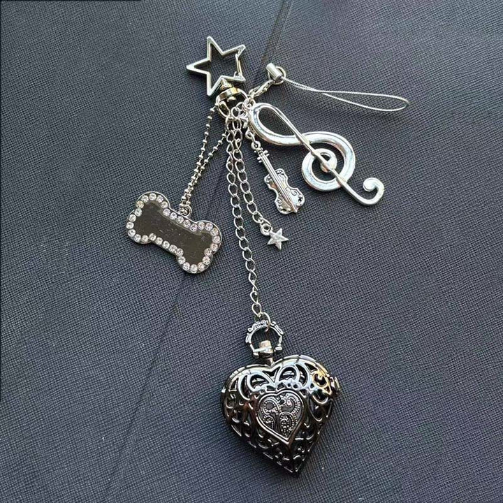 Fashion Decor Ornament Coquette Hollow Pocket Watch With Charms - Style #6 - image 11