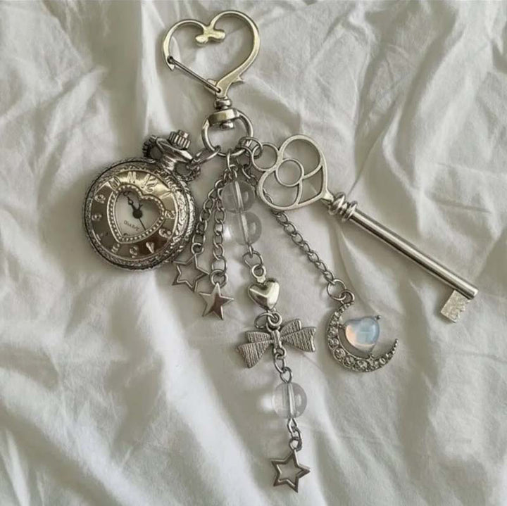 Fashion Decor Ornament Coquette Hollow Pocket Watch With Charms - Style #2 - image 1