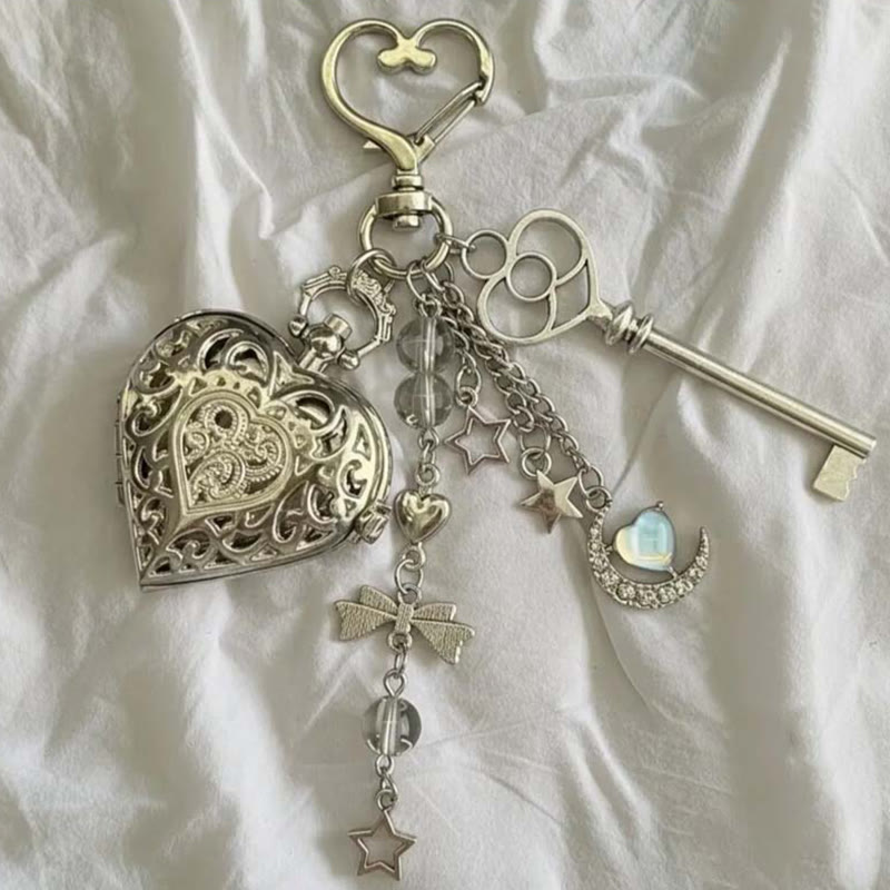 Fashion Decor Ornament Coquette Hollow Pocket Watch With Charms - Style #1 - image 0