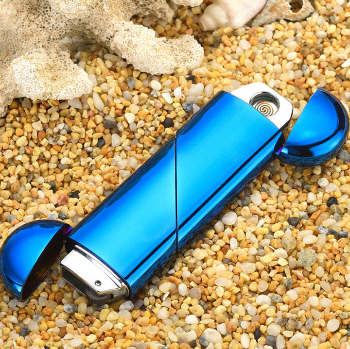 Foldable Heart 2-in-1 Electronic & Butane Lighter - image 3