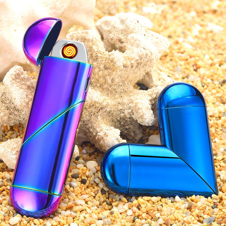 Foldable Heart 2-in-1 Electronic & Butane Lighter - image 4