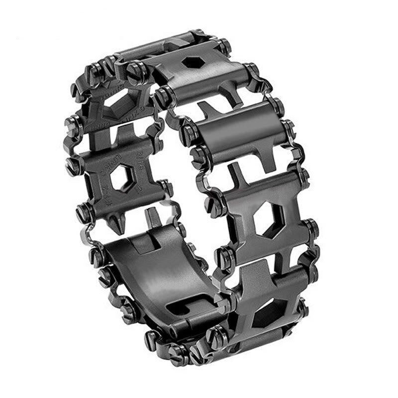 29-in-1 Wearable Tactical Tool Bracelet With Wrench Kit - Bracelet - Black - image 6