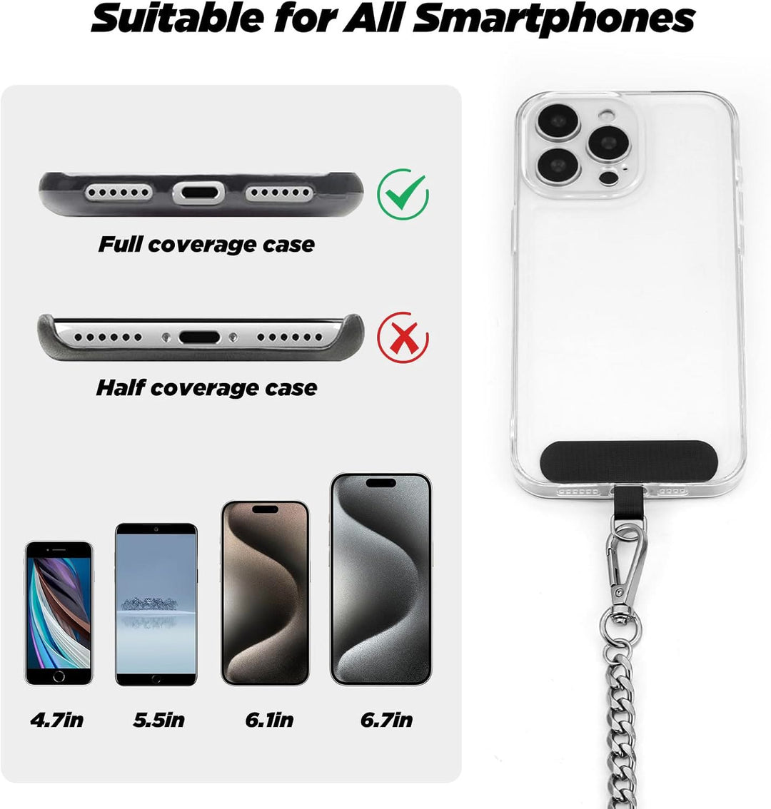 Heavy Duty Anti Theft Phone Chain With 2 Pack Phone Patch - image 6