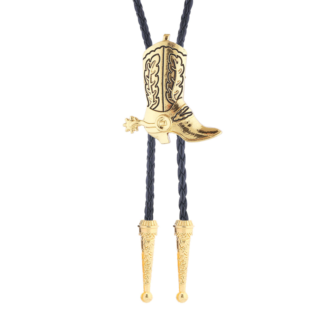Western Vintage Cowboy Boot Bolo Tie - image 3