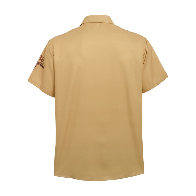 Men's Ethnic Western Cowboy Pattern Casual Shirt - image 10