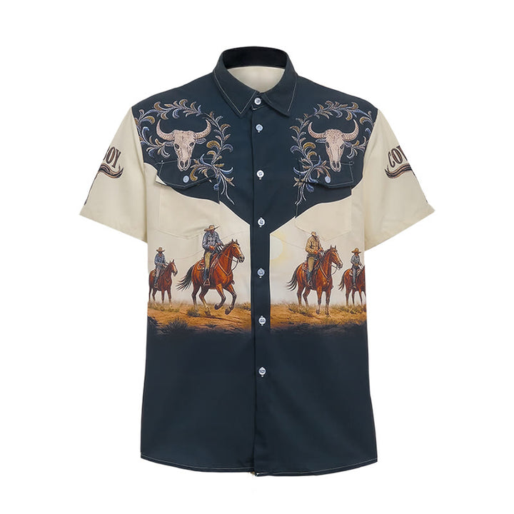 Men's Western Rodeo Cowboy Country Music Festival Shirt - image 9