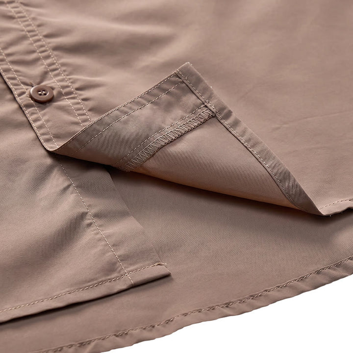 Men's Tactical Convertible Zip-Off Sleeve Workwear Shirt - image 8