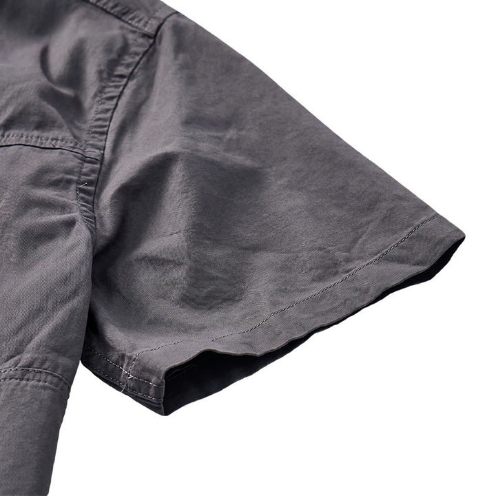 Men's City Utility Workwear Shirt With Vertical Zip Pockets - image 11