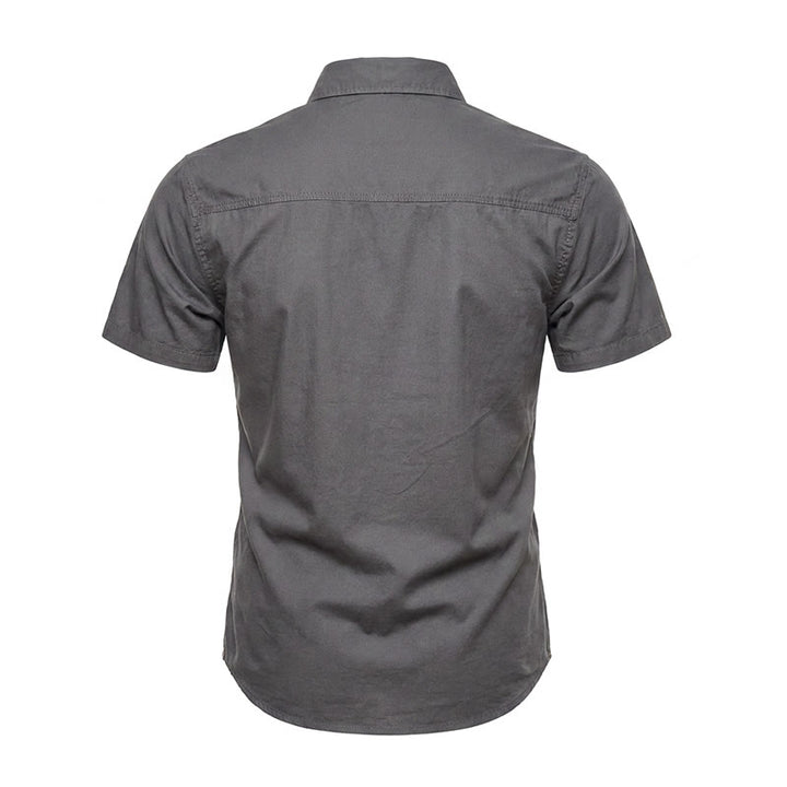 Men's City Utility Workwear Shirt With Vertical Zip Pockets - image 13