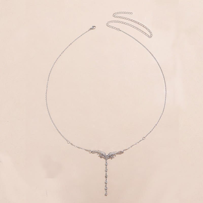 Women's Boho Rhinestone Fairy Belly Waist Chain - image 5