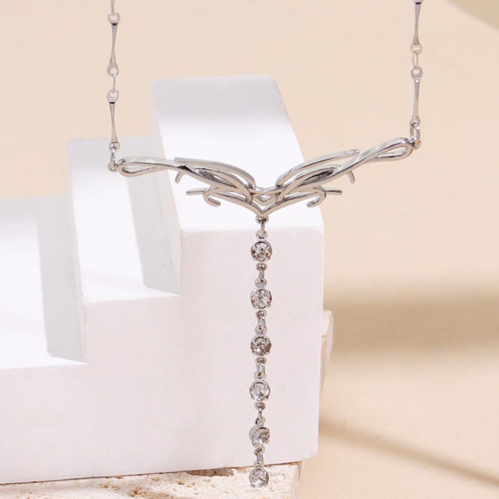 Women's Boho Rhinestone Fairy Belly Waist Chain - image 1