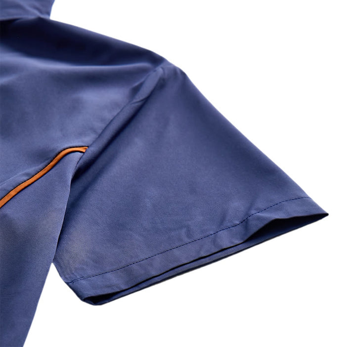 Men's Trendy Two-Tone Contrast Trim Cotton Shirt - image 11