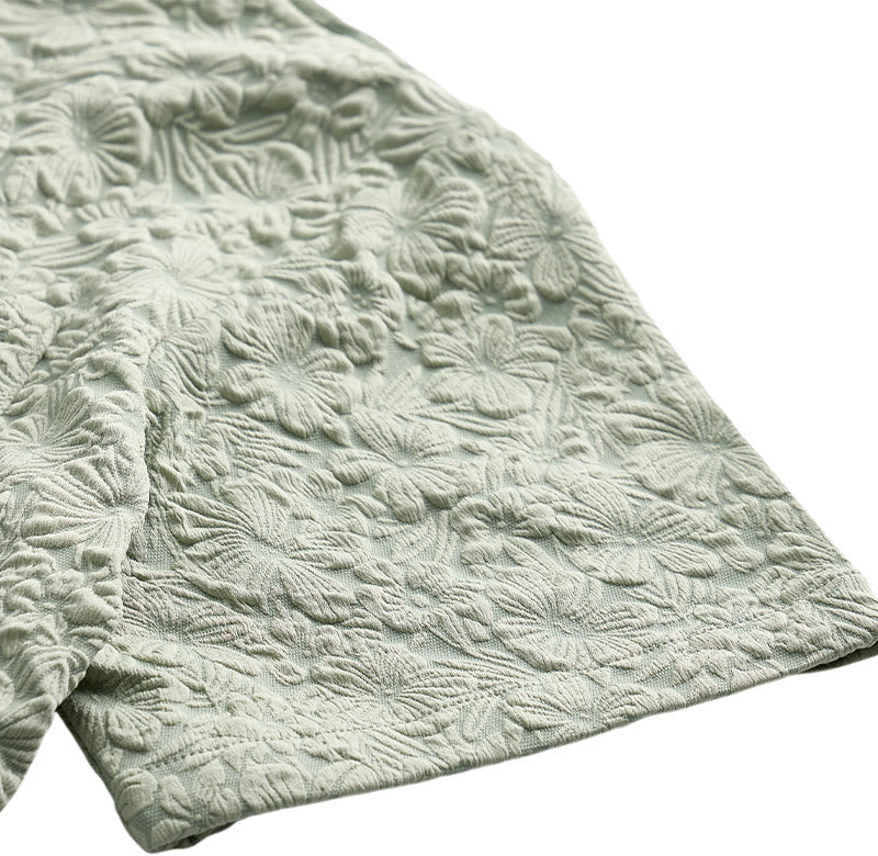 Men's Floral Holiday Summer Daily Casual Textured Cotton Shirts - image 10