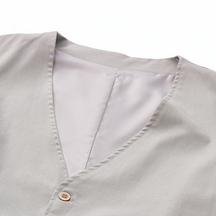 Daily Wear Breathable Casual Summer Linen Vest - image 8