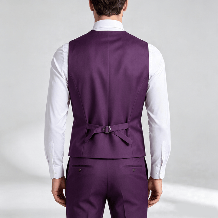 Men's Multi Color Spring Autumn Daily Business Suit Vest - image 3