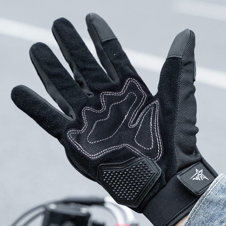 Full Finger Touchscreen Moto Gloves With Hard Knuckle Protection - image 6