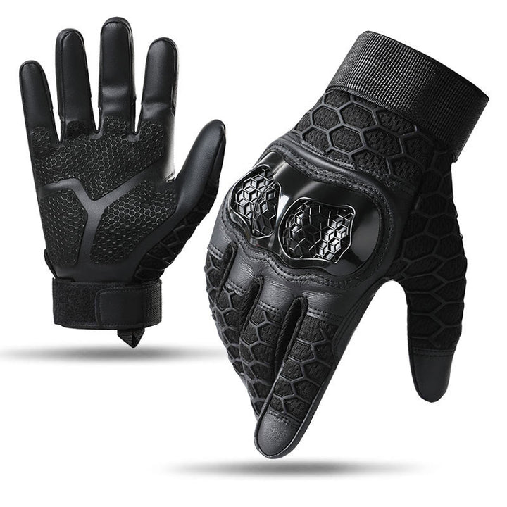 Protective Shooting Tactical Gloves With Knuckle Protection - Black - XL - image 4