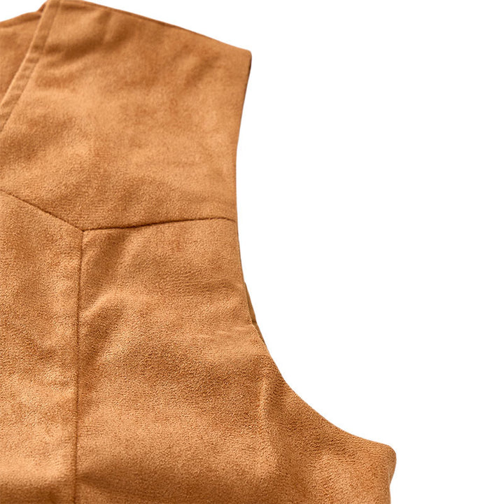 Men's Traditional Western Essential Brown Cowboy Vest - image 8