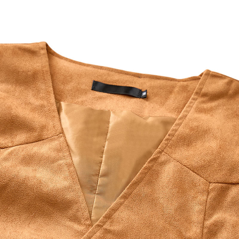 Men's Traditional Western Essential Brown Cowboy Vest - image 4