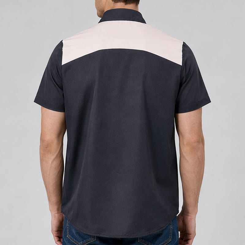 Black Raven & Ivory Floral Cowboy Yoke Western Shirt - image 2
