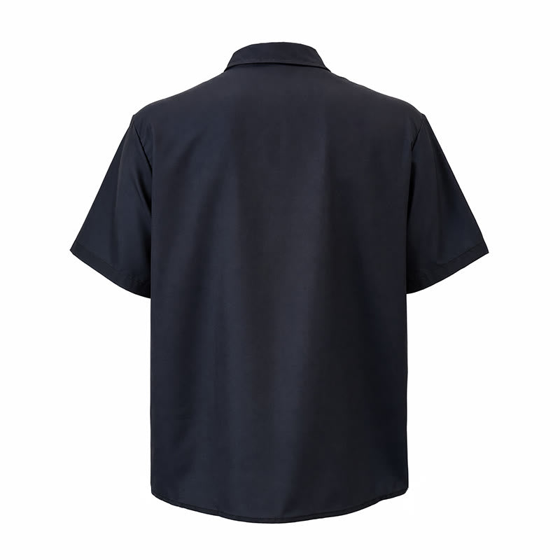 Black Cactus & Longhorn Skull Cowboy Yoke Shirt - image 11