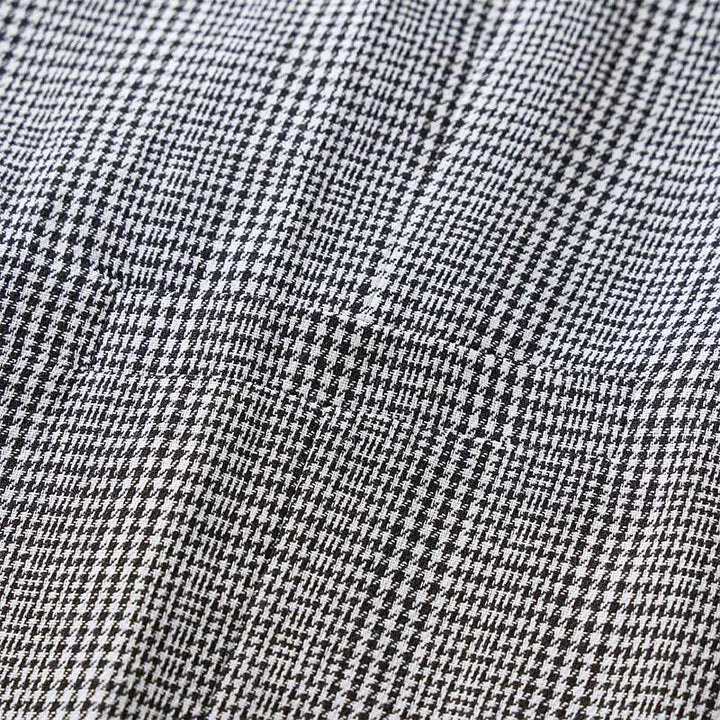 British Style Notched Collar Checkered V-Neck Suit Vest - image 8