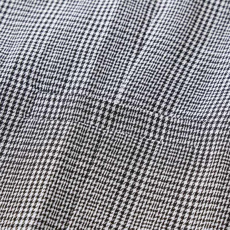 British Style Notched Collar Checkered V-Neck Suit Vest - image 8