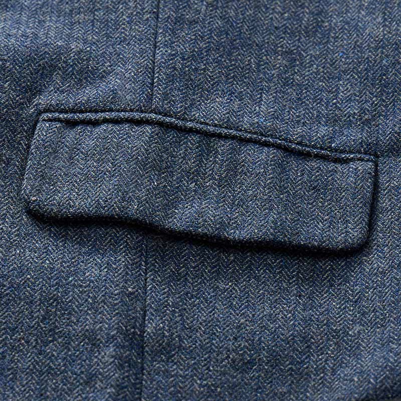 Men's Classic Western Tweed Herringbone Suit Vest - image 10