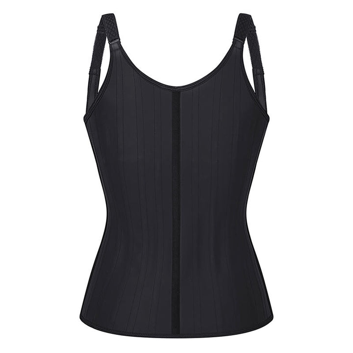 Women Latex Postpartum Shaper 25 Steel Bones Waist Trainer Vest Corset - image 2