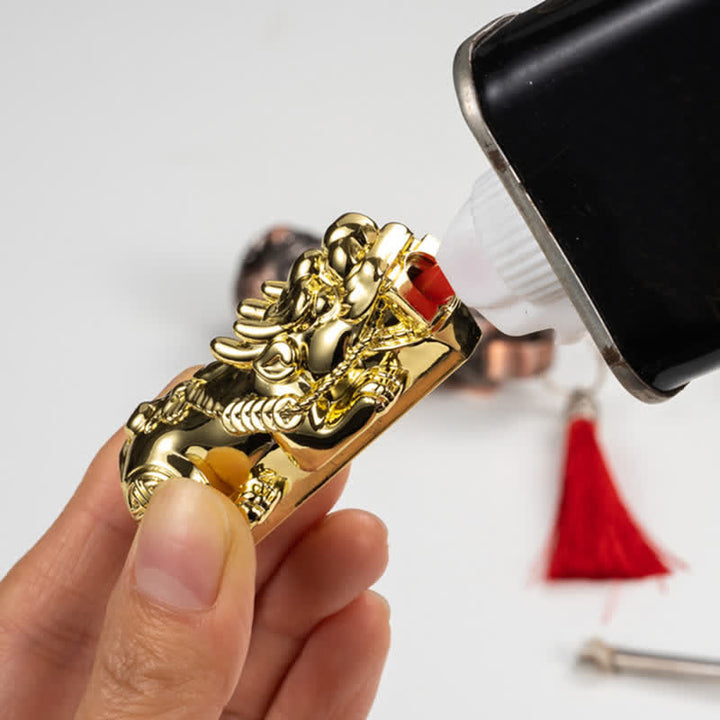 Lucky Fortune Permanent Matchstick Refillable Oil Lighter - image 9