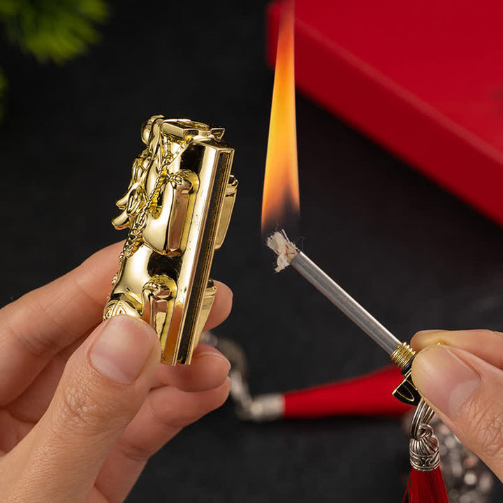 Lucky Fortune Permanent Matchstick Refillable Oil Lighter - image 6