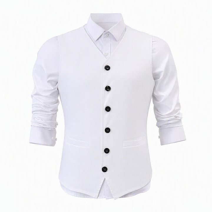 Men's Minimalist Linen Cotton Blend Casual Vest - image 11