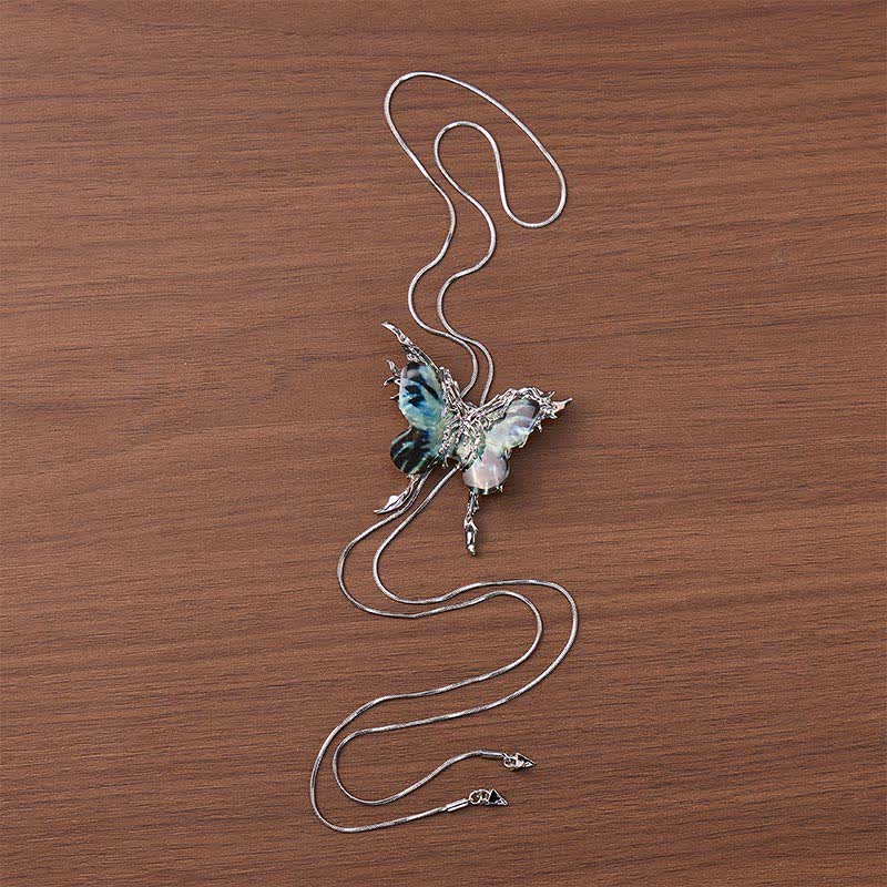 Interchangeable Butterfly Adjustable Slider Bolo Necklace With 6 Replaceable Wings - image 5