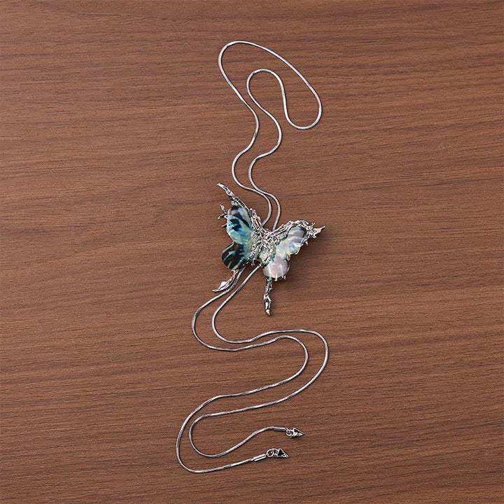 Interchangeable Butterfly Adjustable Slider Bolo Necklace With 6 Replaceable Wings - image 5