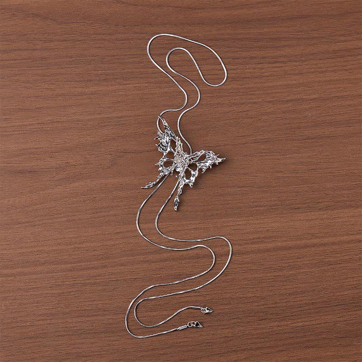 Interchangeable Butterfly Adjustable Slider Bolo Necklace With 6 Replaceable Wings - image 6