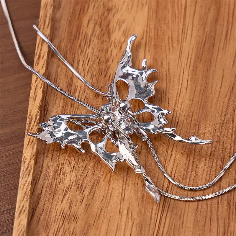Interchangeable Butterfly Adjustable Slider Bolo Necklace With 6 Replaceable Wings - image 2
