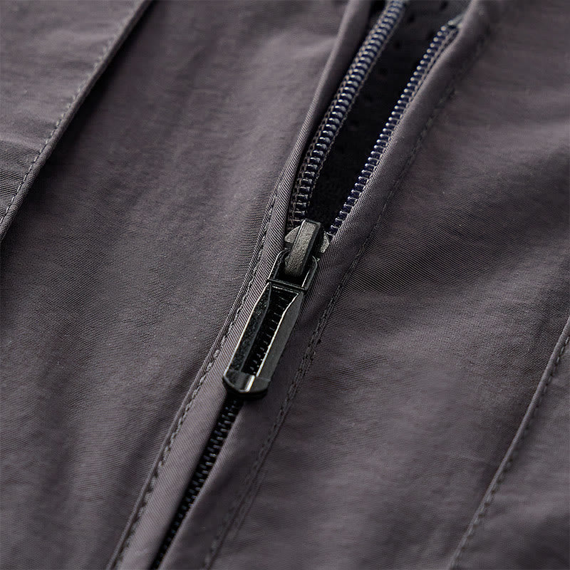 Men's Multi Zipper Pockets Outdoor Quick Dry Utility Waistcoat Vest - image 10