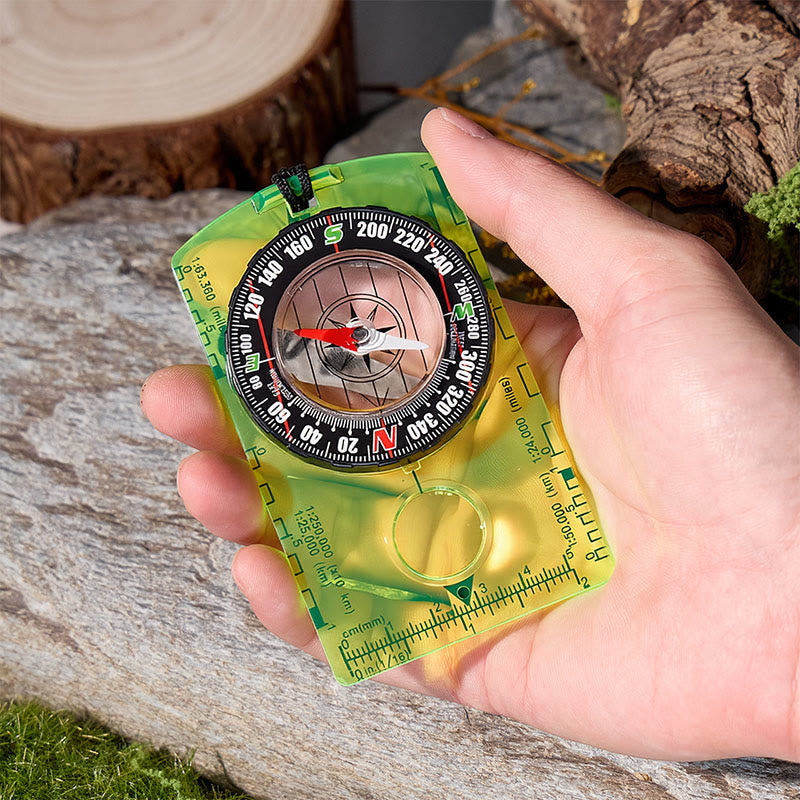 Multifunctional Baseplate Compass For Outdoor Map Compass - image 2