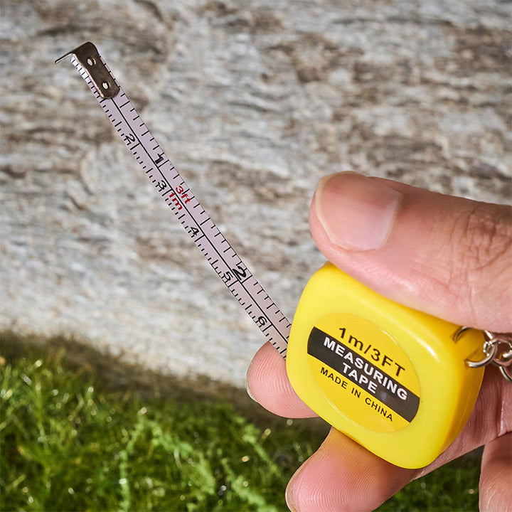 Multi-function EDC Carabiner Tape Measure Adjustable Wrench Compass Keychain - image 6