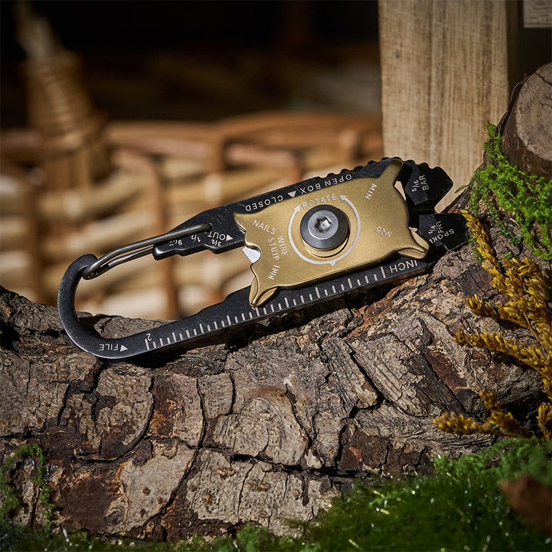 20-in-1 Rotatable EDC Multi Tool Keychain - image 2