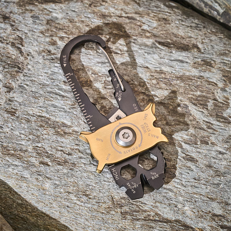 20-in-1 Rotatable EDC Multi Tool Keychain - image 3