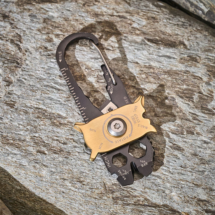 20-in-1 Rotatable EDC Multi Tool Keychain - image 3