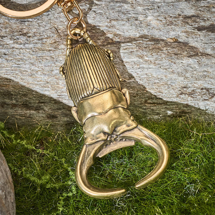 EDC Utility Tool Retractable Pocket Knife & Bottle Opener Keychain - image 5