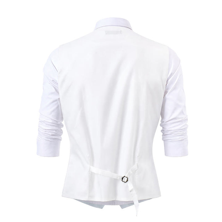 Men's Paisley Jacquard Waistcoat 3 Piece Set Suit Vest - image 18