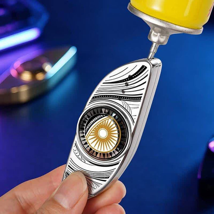 Creative Eye Stress Relief Fidget Spinner Butane Lighter - image 5